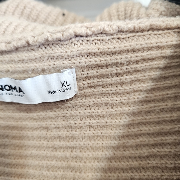 Cozy Tan Ribbed Sweater - Picture 2 of 5